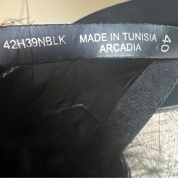 TOPSHOP Black Flip Flop Thong Sandal Slipper Feathers Women EU 40 US 8.5 NWOT - Picture 10 of 11